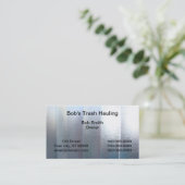 Abfall-Schleppen Visitenkarte (Stehend Vorderseite)