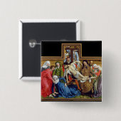 Abfall vom Kreuz, c.1435 Button (Vorne & Hinten)