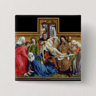 Abfall vom Kreuz, c.1435 Button