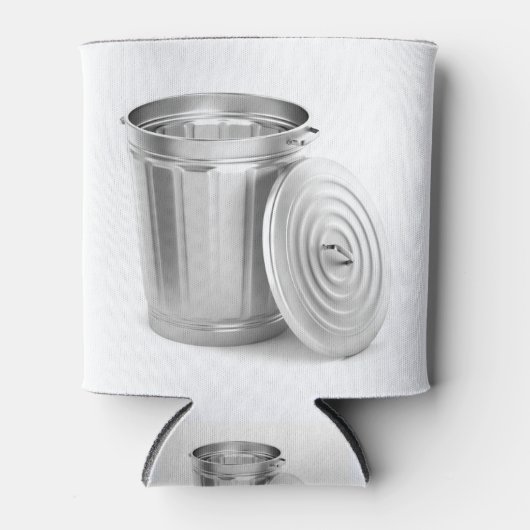 Abfallbehälter aus leerem Metall Dosenkühler (Vorderseite)