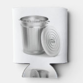 Abfallbehälter aus leerem Metall Dosenkühler (Rückseite)