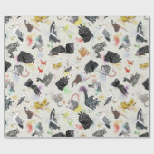 Abfalldepanda und Freunde Geschenkpapier (Flach)