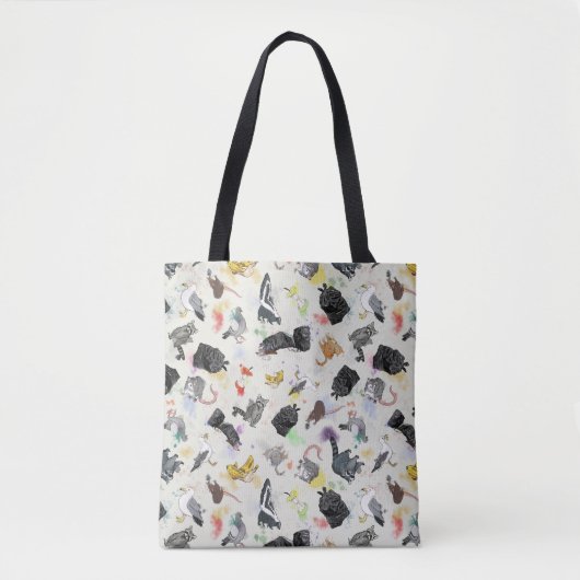 Abfalldepanda und Freunde Tasche (Vorderseite)