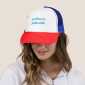 Abfälle keine Zeit Truckerkappe (Beispiel)