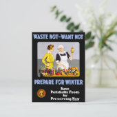 Abfälle nicht postkarte (Stehend Vorderseite)