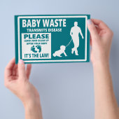 ABFÄLLE VON BABY - Höflichkeit Flyer (Handgriff)