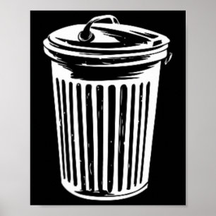 Abfalleimer kann Halloween Kostümgarge kann entsor Poster