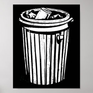 Abfalleimer kann Halloween Kostümgarge kann entsor Poster