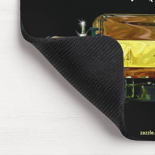 ABFALLENTSORGUNG GARBAGE TRUCK Funny Art Mousepad (Ecke)