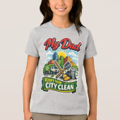 Abfallentsorgung Tri-Blend Shirt (Vorderseite)