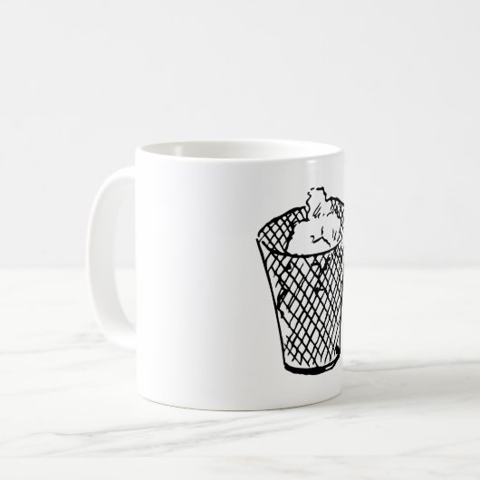 Abfallkörbe Kaffeetasse (Vorderseite Links)