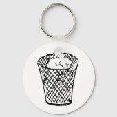 Abfallkörbe Schlüsselanhänger (Vorderseite)