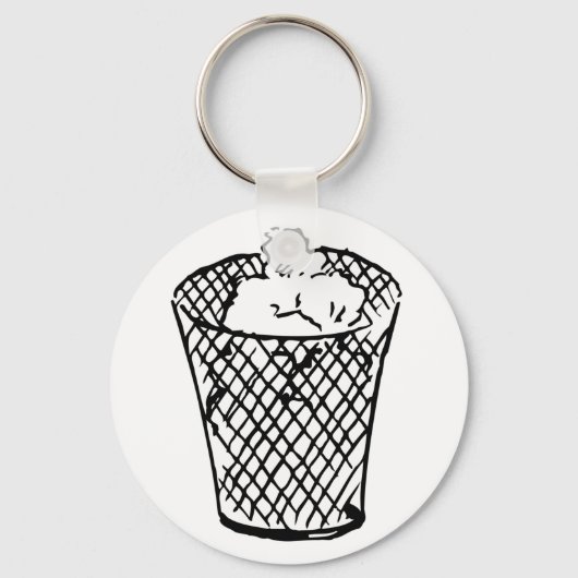 Abfallkörbe Schlüsselanhänger (Rückseite)