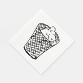 Abfallkörbe Serviette (Ecke)