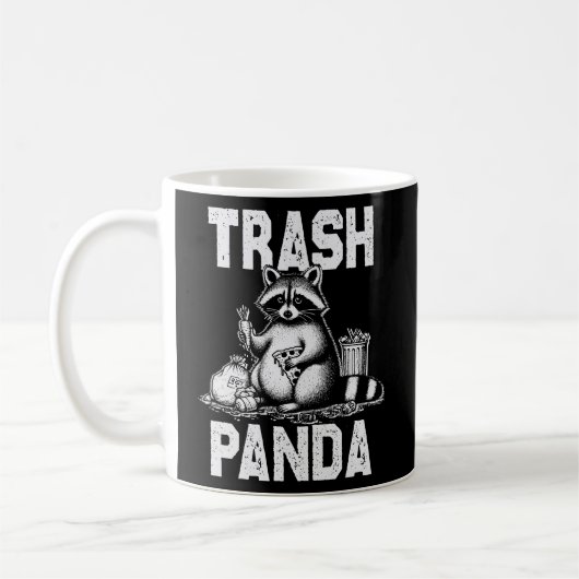 Abfallpanda-T - Shirt Kaffeetasse (Links)