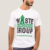Abfallwirtschaft auf Weiß T-Shirt (Vorderseite)