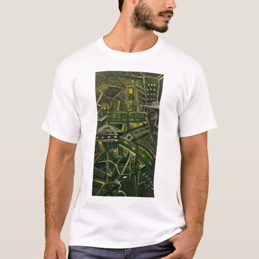 ABFALLZEIT AUF FESTPLATTE T-Shirt (Vorderseite)