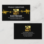 Abfangen des Blitzgerät-Power-Steckers Visitenkarte (Vorne/Hinten)