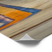 Abflug des Flugzeugs Poster (Ecke)