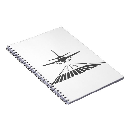 Abflugbild des Flugzeugs Notizblock (Rechte Seite)