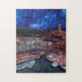 Abfluss bei nächtlichem Rätsel Puzzle