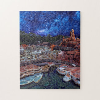Abfluss bei nächtlichem Rätsel Puzzle