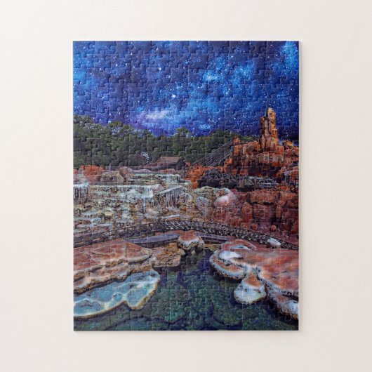 Abfluss bei nächtlichem Rätsel Puzzle (Vertikal)
