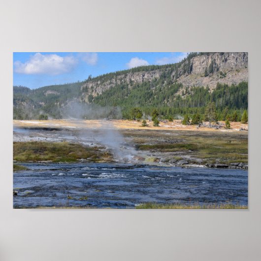 Abfluss des Biscuit-Beckens, Yellowstone-Nationalp Poster (Vorne)