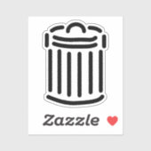 Abfluss-Symbol Aufkleber (Blatt)