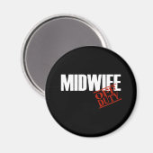 ABGABE MIDWIFE DARK MAGNET (Vorderseite/Rückseite)