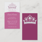 Abgabe/Prinzessin Visitenkarten Visitenkarte (Vorne/Hinten)