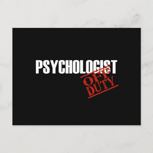 ABGABE PSYCHOLOGISTISCHER DARK POSTKARTE (Vorderseite)