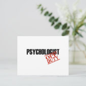 ABGABE PSYCHOLOGISTISCHES LICHT POSTKARTE (Stehend Vorderseite)