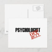 ABGABE PSYCHOLOGISTISCHES LICHT POSTKARTE (Vorne/Hinten)