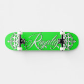 Abgabe-Skateboard-Plattform-Grün Skateboard (Horizontal)