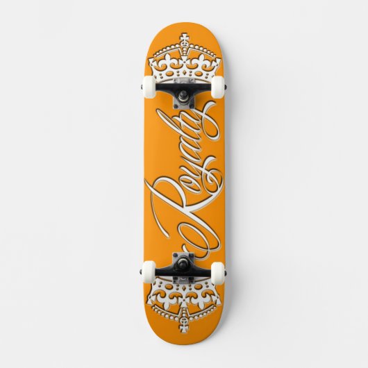 Abgabe-Skateboard-Plattform-Orange Skateboard (Vorderseite)