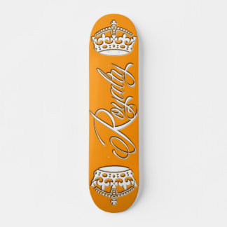 Abgabe-Skateboard-Plattform-Orange Skateboard