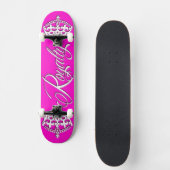 Abgabe-Skateboard-Plattform-Rosa Skateboard (Vorderseite)