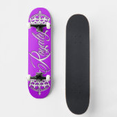 Abgabeskateboard-Plattform lila Skateboard (Vorderseite)