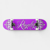Abgabeskateboard-Plattform lila Skateboard (Horizontal)