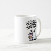 Abgabetermin? Eher Tot Im Inneren Kawaii-Geist Kaffeetasse (VorderseiteRechts)