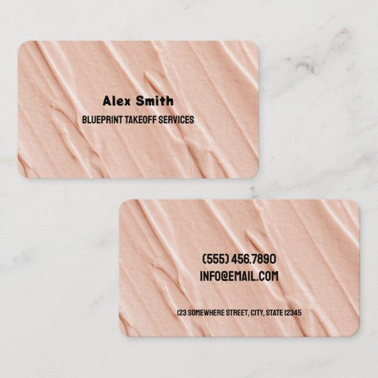 Abgänge Visitenkarte (Vorne/Hinten)