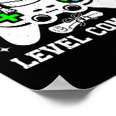 Abgänger 2026 Level Complete Gamer Abschlussfeier Poster (Ecke)