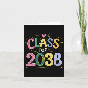 Abgänger 2038 Wachse Mit Mir Absolvent 12. Erster  Karte
