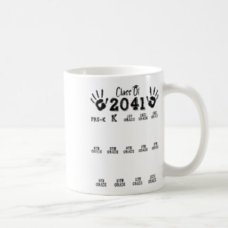 Abgänger 2041 Wachs Mit Mir T-Shirt Handabdruck Pr Kaffeetasse