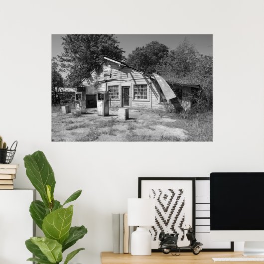 Abgasstation Poster (Heimbüro)