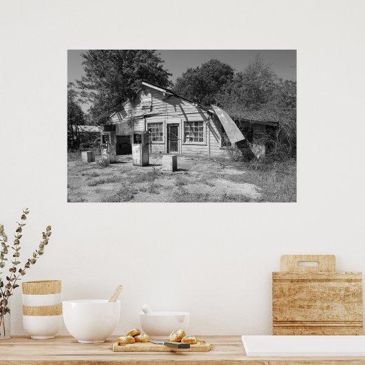 Abgasstation Poster (Küche)