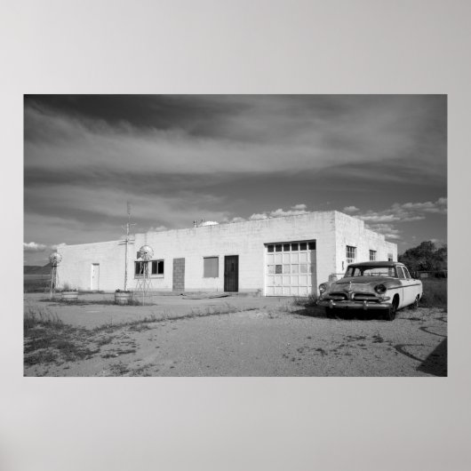 Abgasstation Poster (Vorne)