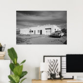 Abgasstation Poster (Heimbüro)