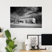 Abgasstation Poster (Heimbüro)